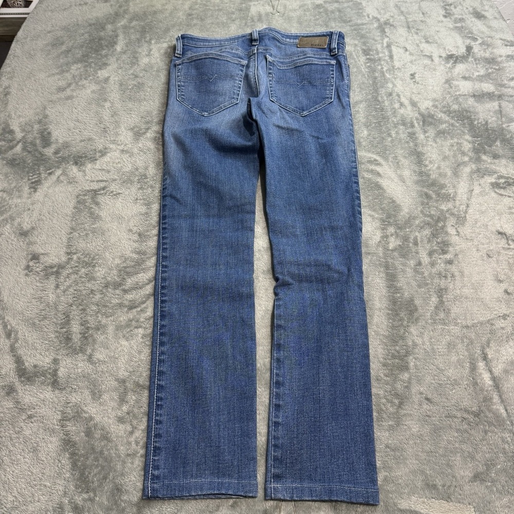Diesel Skinzee Women's Jeans 27x32 (26x25) Blue Super Skinny Mid Rise Grunge - Picture 7 of 12